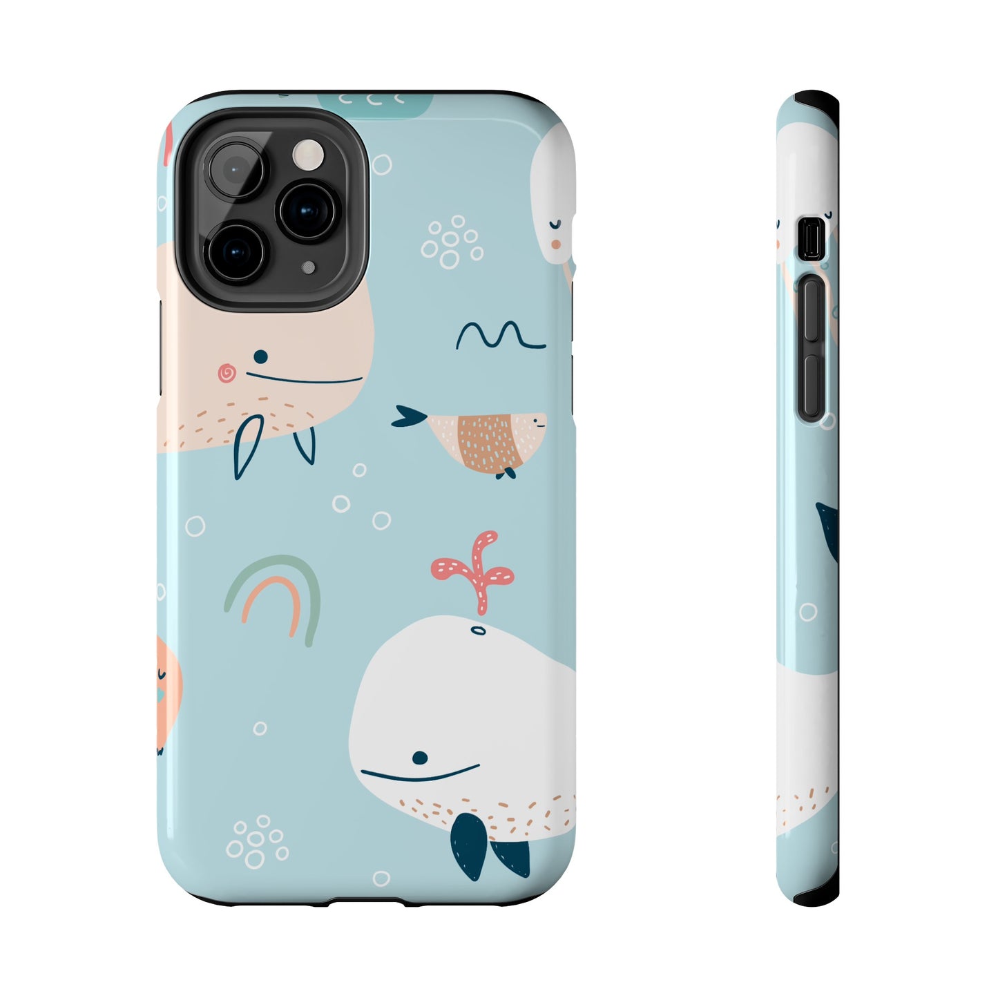 Tough Whale Case for iPhone and Samsung