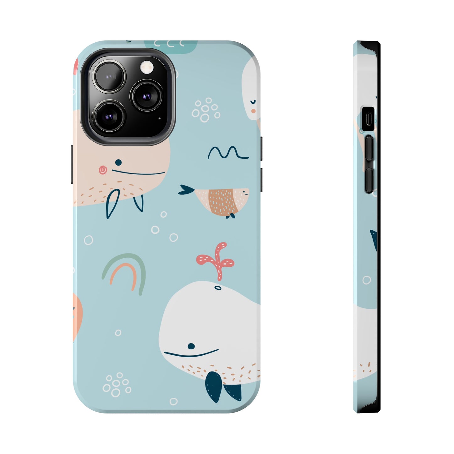 Tough Whale Case for iPhone and Samsung