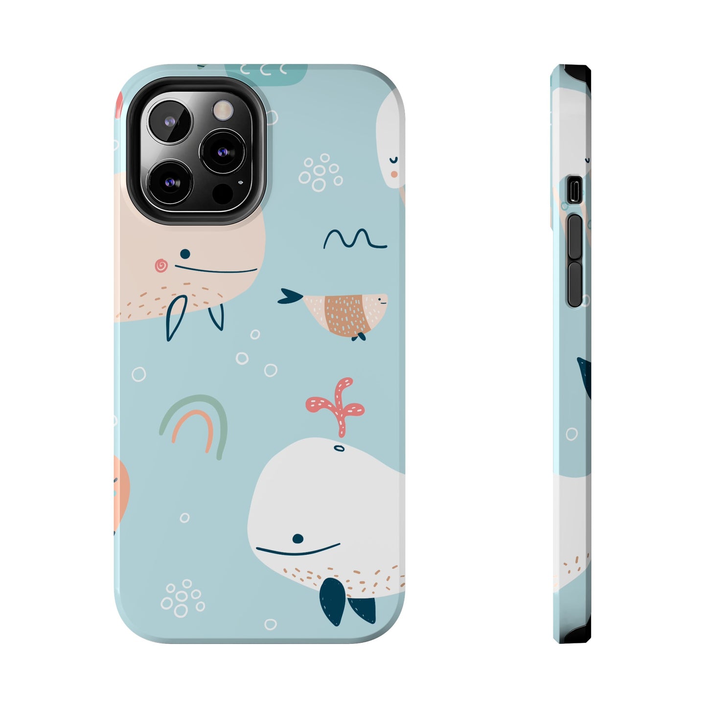 Tough Whale Case for iPhone and Samsung