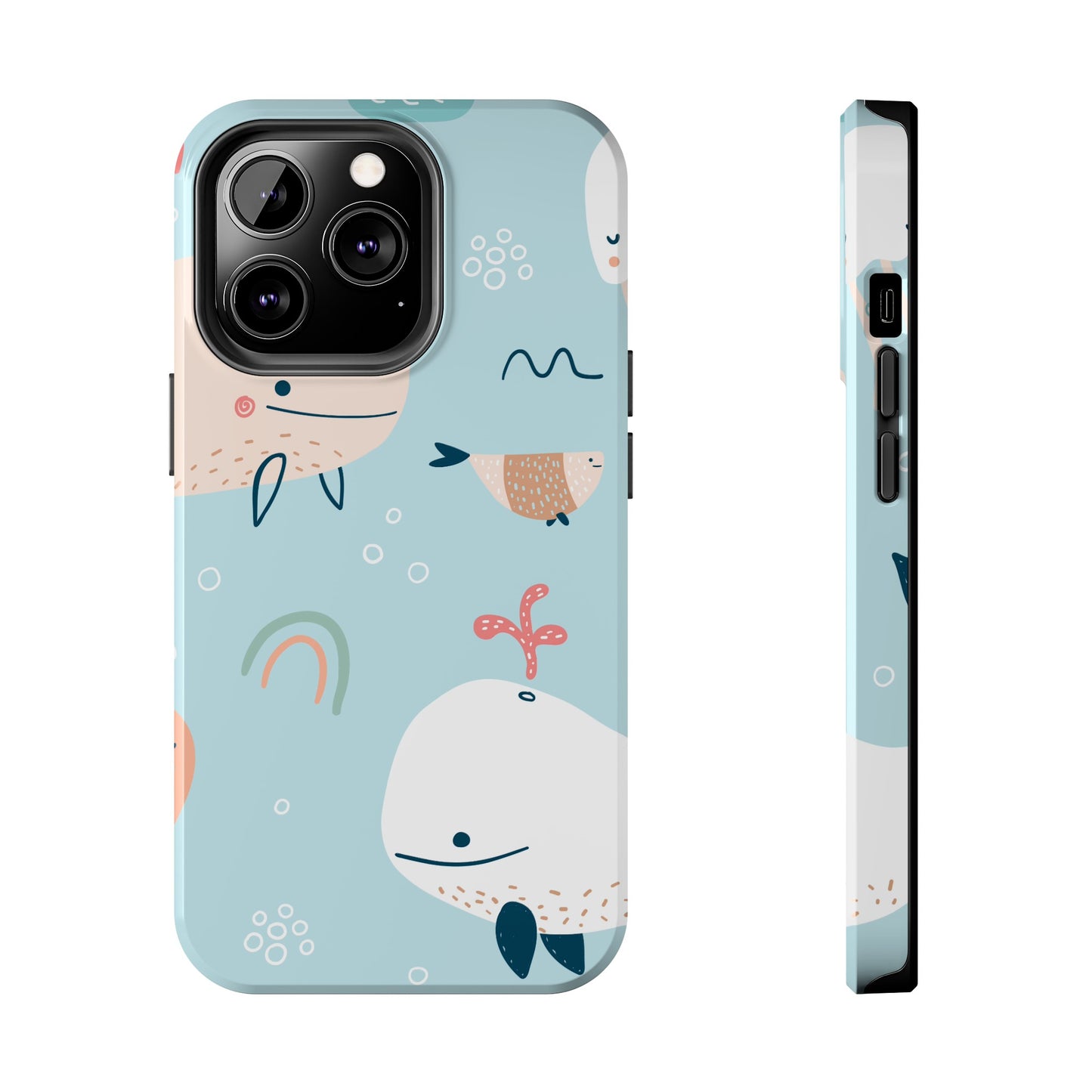 Tough Whale Case for iPhone and Samsung