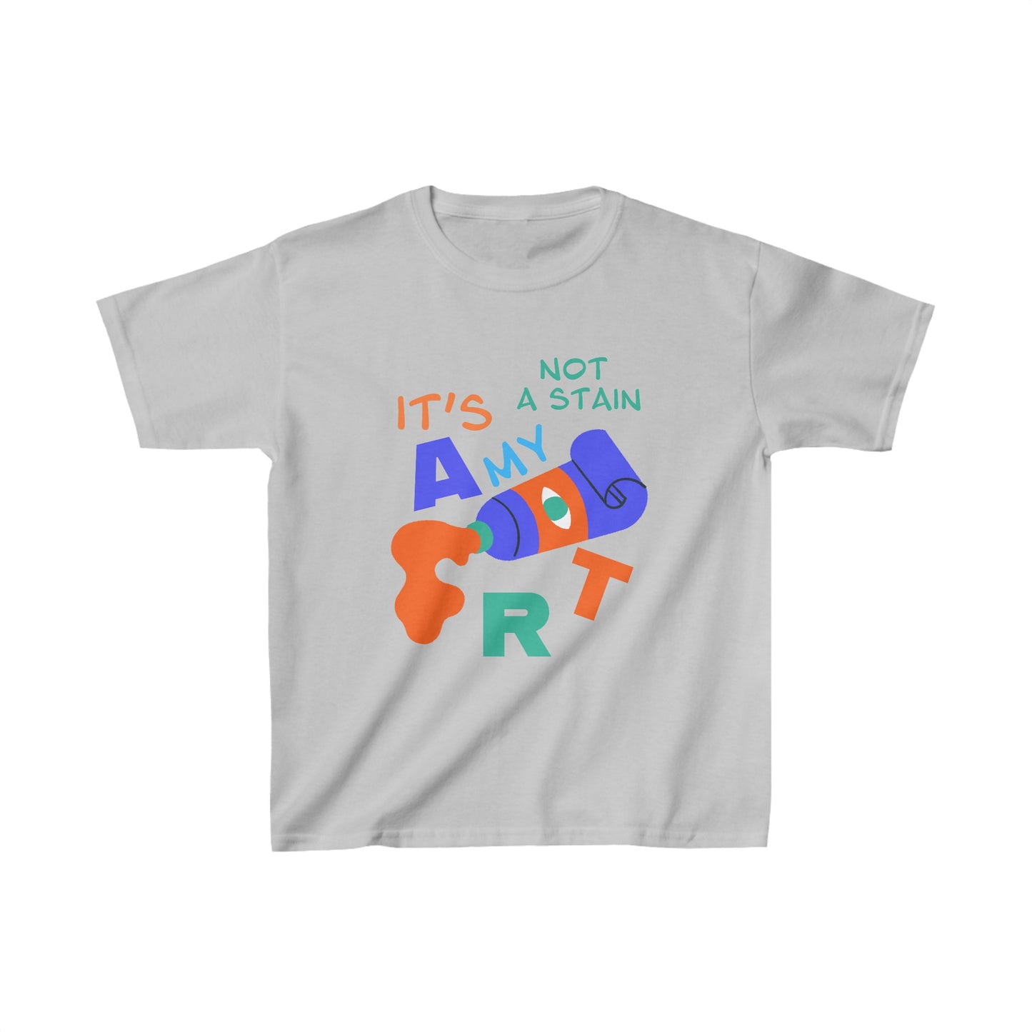 Children's Cotton T-Shirt - It's Not a Stain, It's My Art