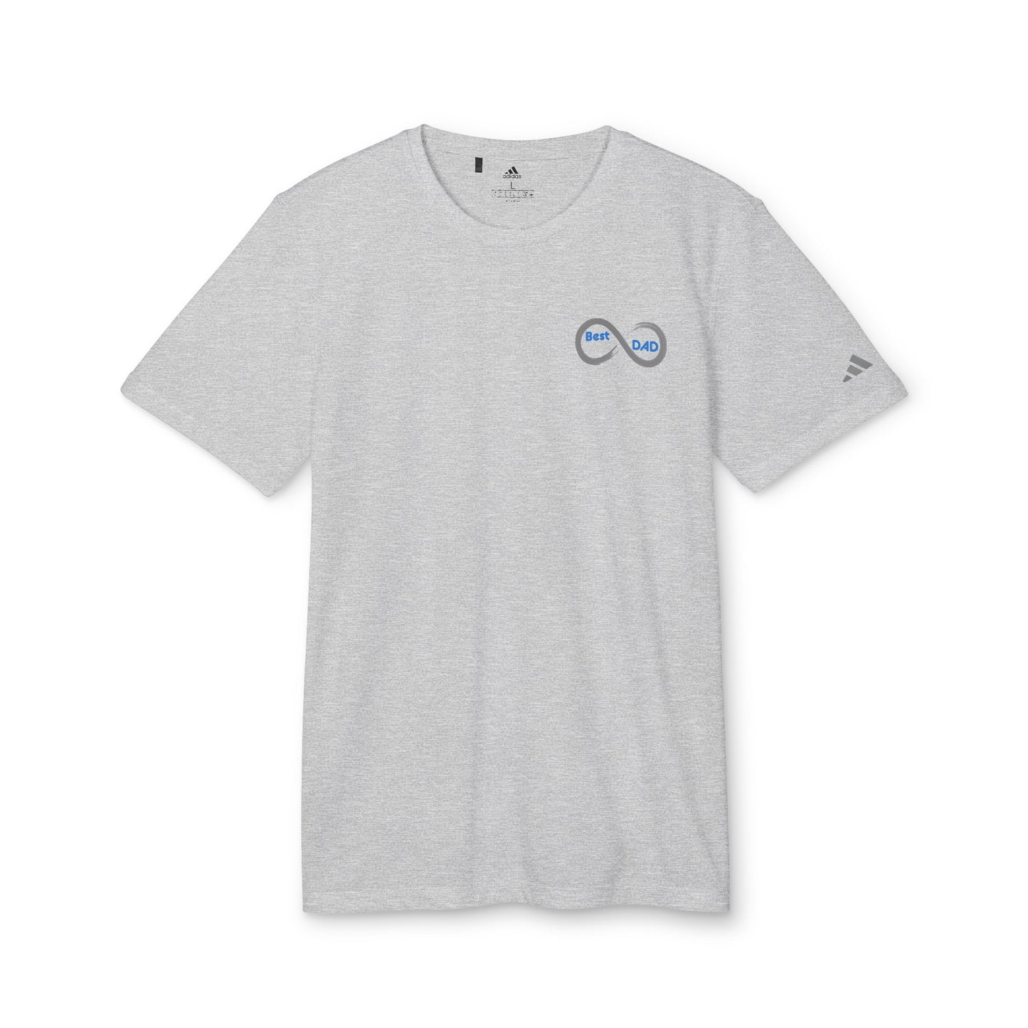 Personalized "Best Dad" Infinity Sign Adidas® T-Shirt - Premium Collection