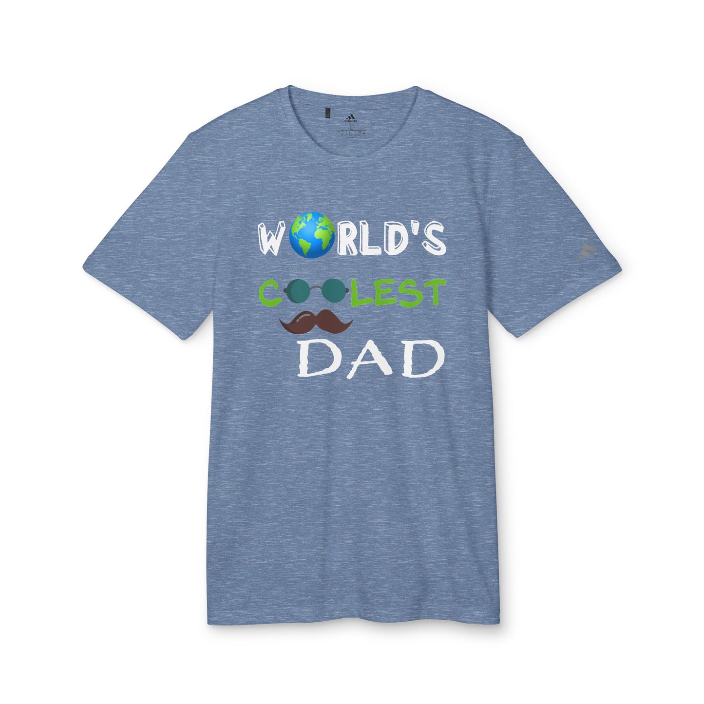 Personalized "World's Coolest Dad" Adidas® T-Shirt - Premium Collection