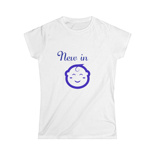 Cute Baby Face Pregnancy Announcement T-Shirt