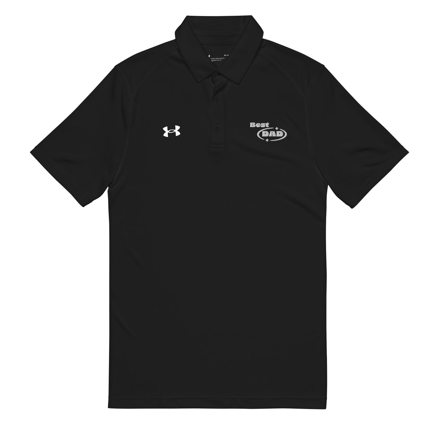 Premium Best Dad Under Armour®  T-Shirt- Personalized Embroidered Design