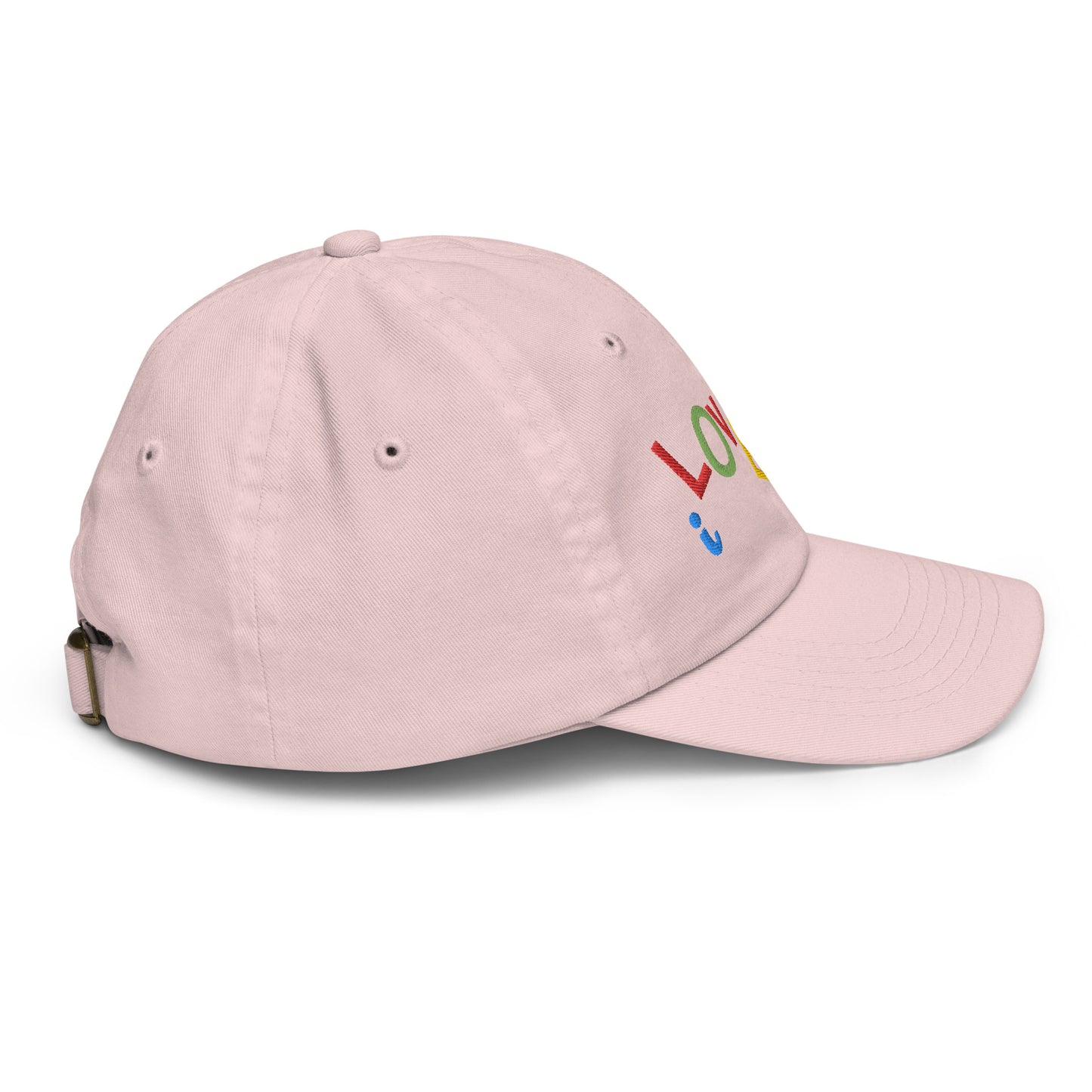 Youth Baseball Cap - I Love Cars Embroidered Hat - Kids Adjustable Cotton Cap for Boys & Girls